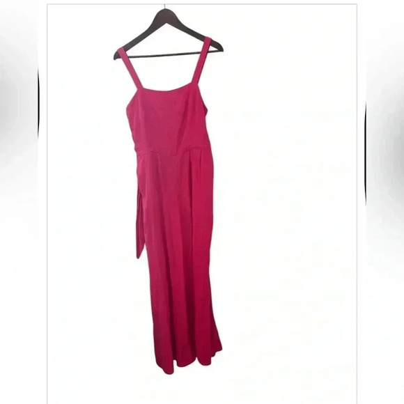 Nic+Zoe Shocking Pink Rumba Park Jumpsuit, size 8 - Picture 6 of 11